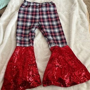 Boutique flare leg pants